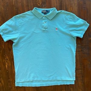Ralph Lauren Aqua Classic Polo (L)